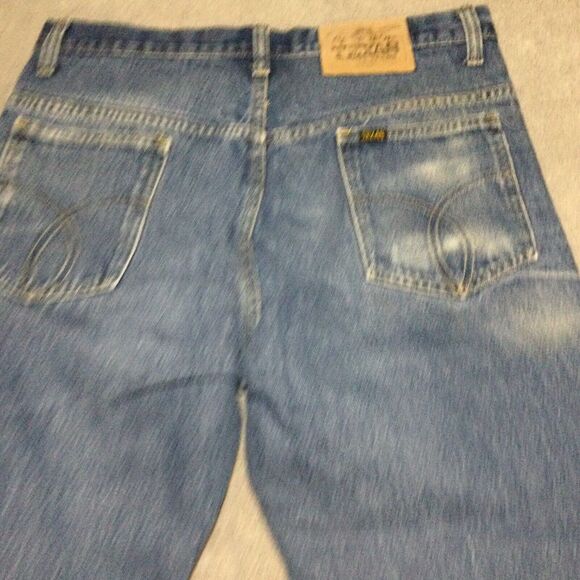 Vintage Texas Safety Jeans‎ Mens 32x25 Medium Wash Western Made In Usa - Picture 4 of 7